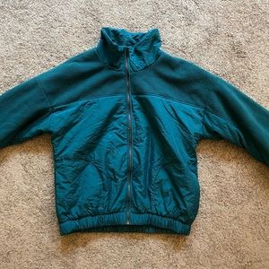 Wild Fable Teal Zip Up Jacket Size M